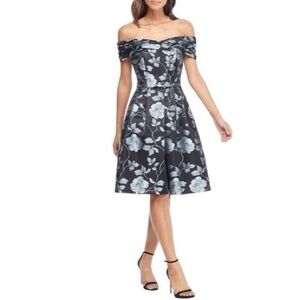 Gal Meets Glam Collection Cora Off The Shoulder Sweet Pea Midi Dress
